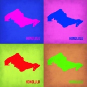 NAXART Studio - Honolulu Pop Art Map 1