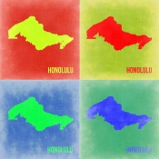 NAXART Studio - Honolulu Pop Art Map 2