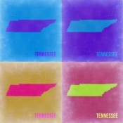 NAXART Studio - Tennesse Pop Art Map 2