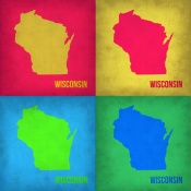 NAXART Studio - Wisconsin Pop Art Map 1