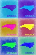 NAXART Studio - North Carolina Pop Art Map 2