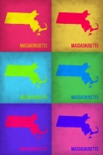 NAXART Studio - Massachusetts Pop Art Map 1