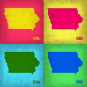 NAXART Studio - Iowa Pop Art Map 1