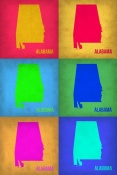 NAXART Studio - Alabama Pop Art Map 1