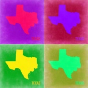 NAXART Studio - Texas Pop Art Map 2