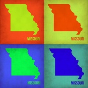 NAXART Studio - Missouri Pop Art Map 1