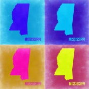 NAXART Studio - Mississippi Pop Art Map 2