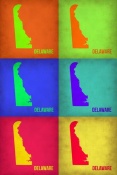 NAXART Studio - Delaware Pop Art Map 1