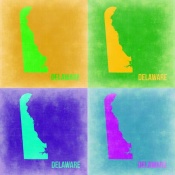 NAXART Studio - Delaware Pop Art Map 2