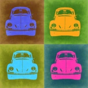 NAXART Studio - VW Beetle Front Pop Art 2