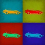 NAXART Studio - Jaguar E Type Pop Art 1