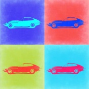 NAXART Studio - Jaguar E Type Pop Art 2