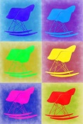 NAXART Studio - Eames Rocking Chair Pop Art 2