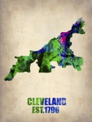 NAXART Studio - Cleveland Watercolor Map