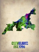 NAXART Studio - Cleveland Watercolor Map