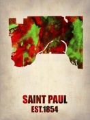 NAXART Studio - Saint Paul Watercolor Map