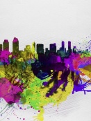 NAXART Studio - San Diego Watercolor Skyline