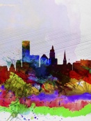 NAXART Studio - Providence Watercolor Skyline