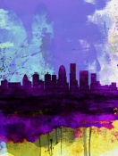 NAXART Studio - Louisville Watercolor Skyline