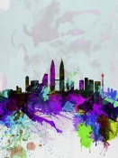 NAXART Studio - Kuala Lumpur Watercolor Skyline