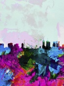 NAXART Studio - Melbourne Watercolor Skyline