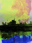 NAXART Studio - Milan Watercolor Skyline 2