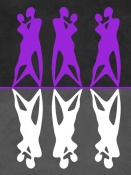 NAXART Studio - Purple and White Dance