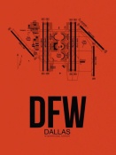 NAXART Studio - DFW Dallas Airport Orange