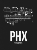 NAXART Studio - PHX Phoenix Airport Black