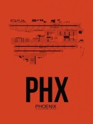 NAXART Studio - PHX Phoenix Airport Orange