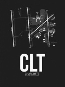 NAXART Studio - CLT Charlotte Airport Black