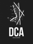 NAXART Studio - DCA Washington Airport Black