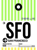 NAXART Studio - SFO San Francisco Luggage Tag 3