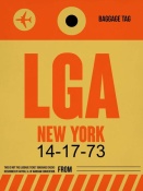 NAXART Studio - LGA New York Luggage Tag 1