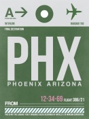 NAXART Studio - PHX Phoenix Luggage Tag 1