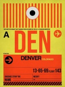 NAXART Studio - DEN Denver Luggage Tag 1