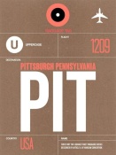 NAXART Studio - PIT Pittsburgh Luggage Tag 2