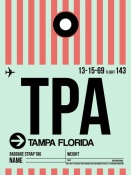 NAXART Studio - TPA Tampa Luggage Tag 1