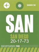 NAXART Studio - SAN San Diego Luggage Tag 2