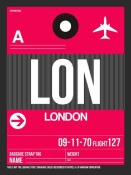 NAXART Studio - LON London Luggage Tag 2