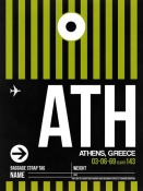 NAXART Studio - ATH Athens Luggage Tag 2