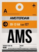 NAXART Studio - AMS Amsterdam Luggage Tag 2