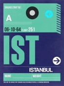 NAXART Studio - IST Istanbul Luggage Tag 1