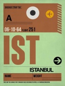 NAXART Studio - IST Istanbul Luggage Tag 2