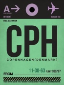 NAXART Studio - CPH Copenhagen Luggage Tag 1