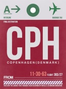 NAXART Studio - CPH Copenhagen Luggage Tag 2