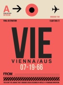 NAXART Studio - VIE Vienna Luggage Tag 1