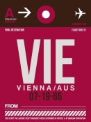 NAXART Studio - VIE Vienna Luggage Tag 2