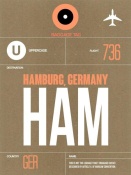 NAXART Studio - HAM Hamburg Luggage Tag 2