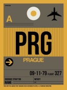 NAXART Studio - PRG Prague Luggage Tag 1